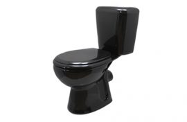 Musta värvi wc-pott