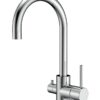 Hõbedane köögisegisti Bow Chrome