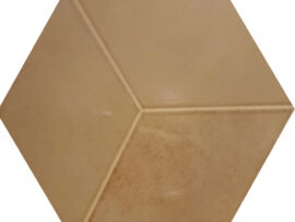 Seinaplaat Kingsbury Ocre Hexagon