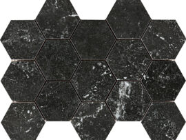 Mosaiikplaat Canfranc Negro Hex