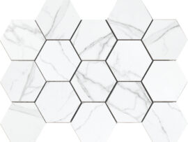 Mosaiikplaat Lincoln White Hex