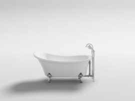 Disainvann Schönberg Cesano White 1600 x 720 x 600mm