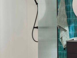 Dušisein Frost DV Reeded Glass